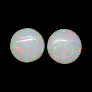 Australian Opal Pair - 4 MM Round Opal Pair