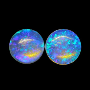 Australian Opal Pair - 4 MM Round Opal Pair