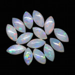 Australian Opal 2X4 MM Marquise White Fire