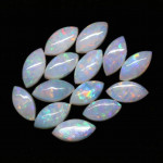 Australian Opal 2X4 MM Marquise White Fire